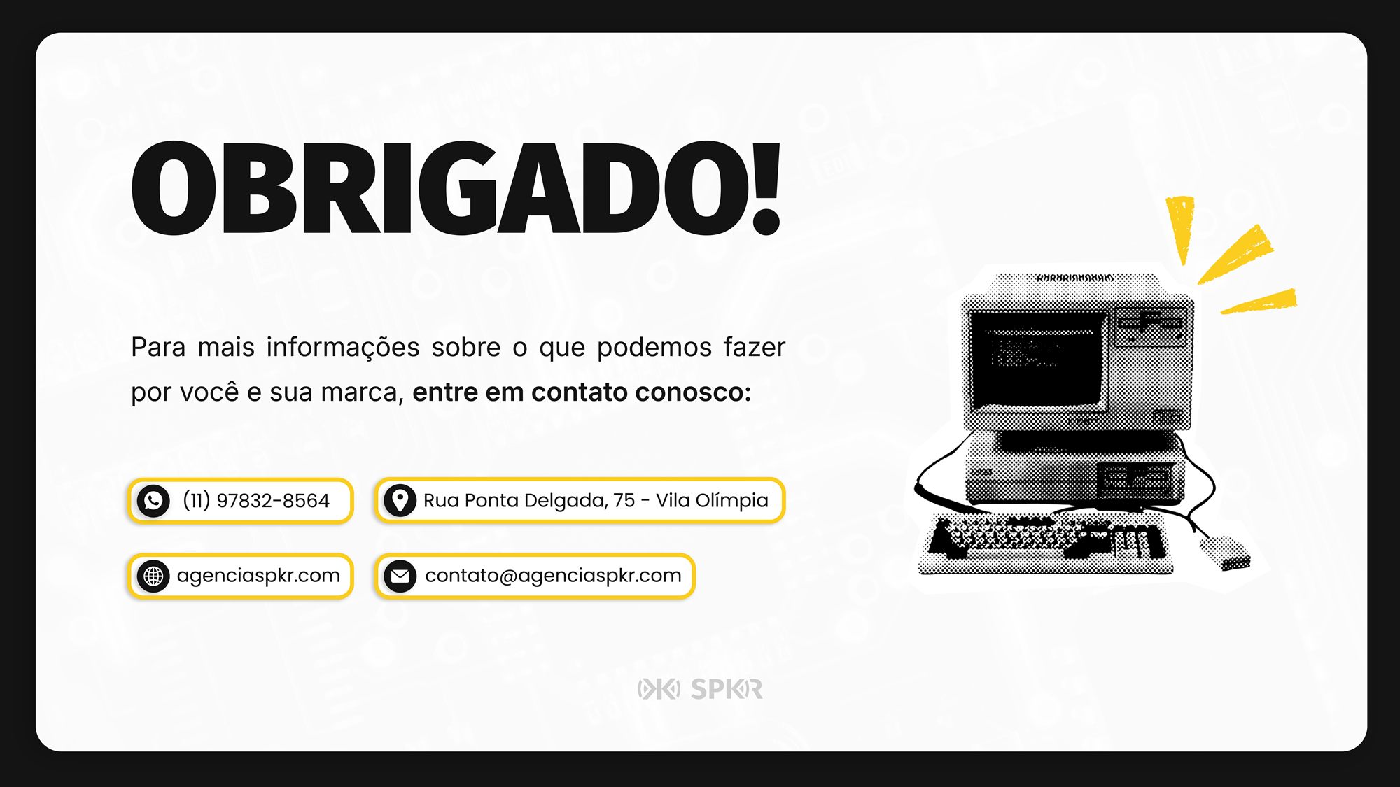 Soluções WEB - Obrigado